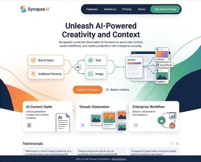 SynapseAI – Automated Content & Asset Generation Suite