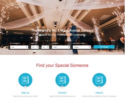 matrimony website template design
